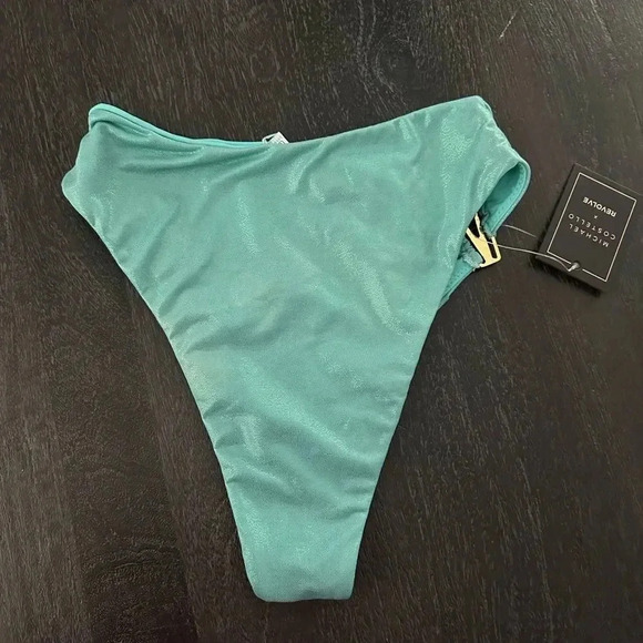 Revolve x Michael Costello Miki High Waist Swim Bottom Sz XS - Picture 4 of 5
